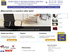 Tablet Screenshot of papeleriayequipos.com